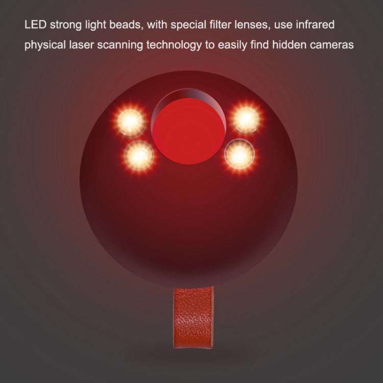 Smoovie Room 4LED Beads Infrared Camera Detector(White)