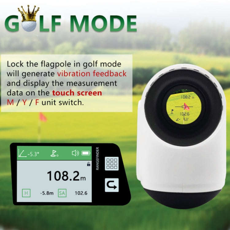 ARTBULL Touch Screen Golf Laser Speed Measurement Rangefinder(NP600)