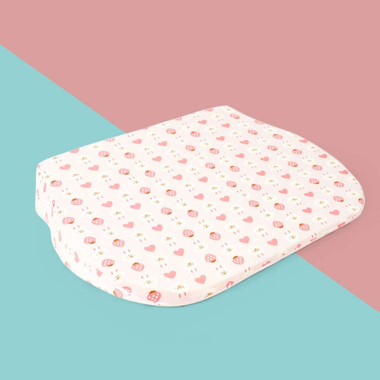Newborn Baby Anti-spitting Milk Ramp Pad Ridge Protection Anti-spill Pillow(Pink Rabbit)