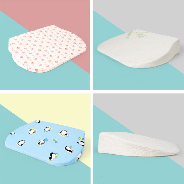 Newborn Baby Anti-spitting Milk Ramp Pad Ridge Protection Anti-spill Pillow(Bamboo Aloe)