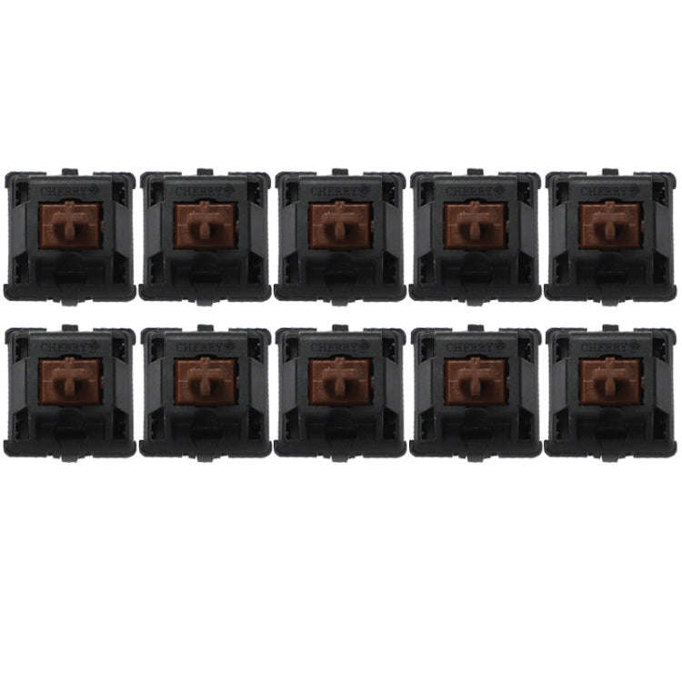 10PCS Cherry Shaft MX Switch Linear Keyboard Shaft, Color: Tea Shaft