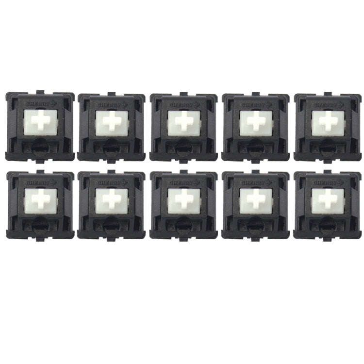10PCS Cherry Shaft MX Switch Linear Keyboard Shaft, Color: White Shaft