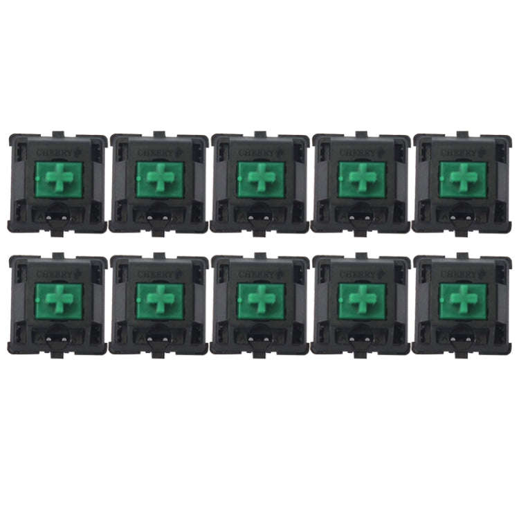 10PCS Cherry Shaft MX Switch Linear Keyboard Shaft, Color: Green Shaft