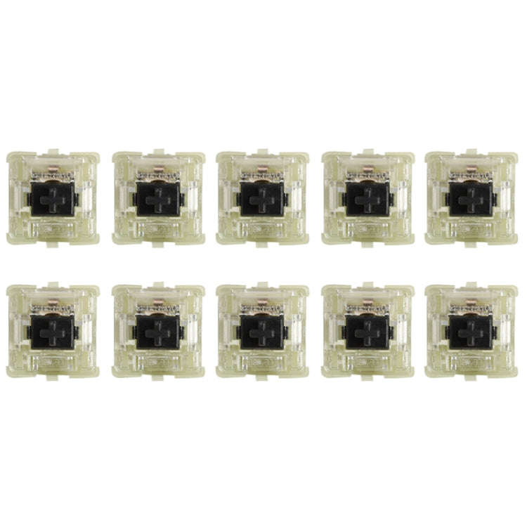 10PCS Cherry MX RGB Transparent Shaft Switch Mechanical Keyboard Triangular Shaft Body, Color: Bl...