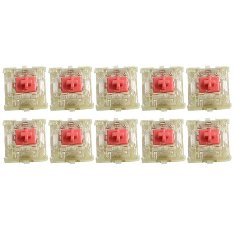 10PCS Cherry MX RGB Transparent Shaft Switch Mechanical Keyboard Triangular Shaft Body, Color: Mu...
