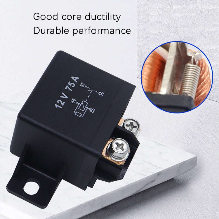 75A 12V24V 033200250 Forklift Relay Excavator Start Relay, Rated voltage: 12V