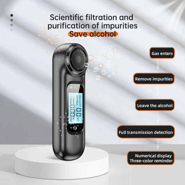 AM01  USB Rechageable Alcohol Tester Handheld Digital Alcohol Breath Tester(English Model)