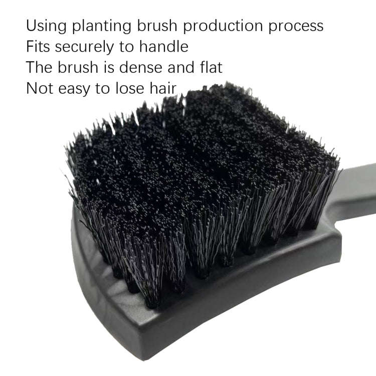 Tire Carpet Cleaning Brush Foot Pad Upholstery Brush(White)