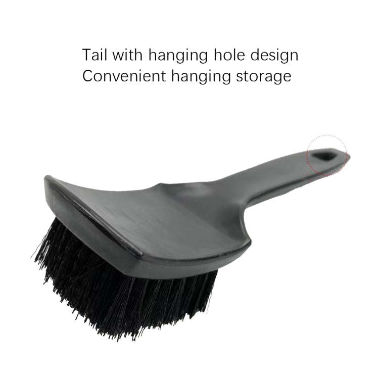 Tire Carpet Cleaning Brush Foot Pad Upholstery Brush(White)