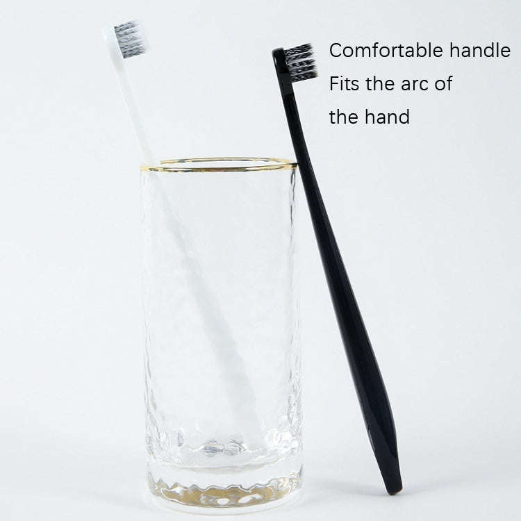 3 Boxes RAOYI Spiral Hair Couple Teeth Brush Small Round Head Adult Soft Hair Toothbrush(Black+Wh...