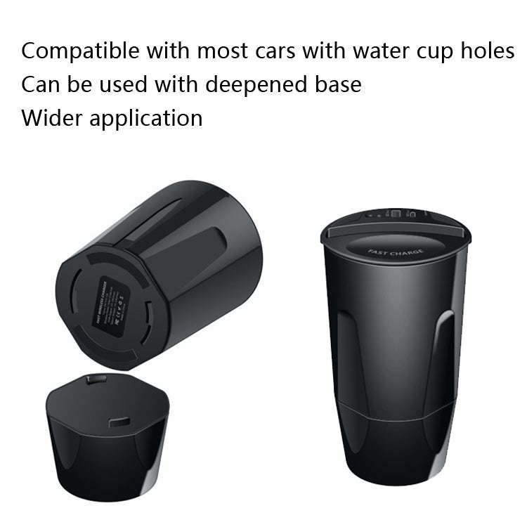 Car Cup 4 In 1 Wireless Charger Support 15W/10W/7.5W/5W Wireless Charging(X13)
