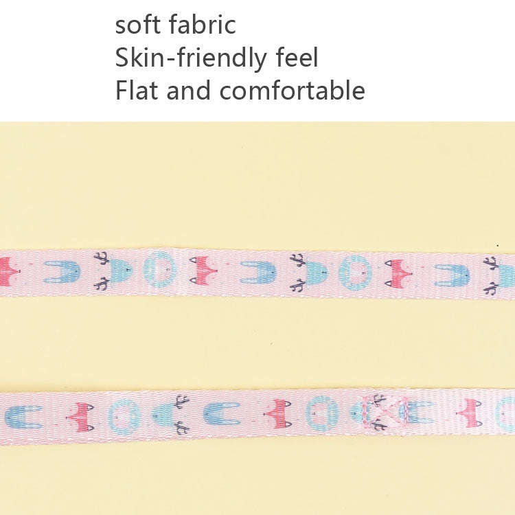 Rabbit Head Type Anti-breakaway Adjustable Cat Leash, Size: Small Suitable for Within 3kg(Pink)