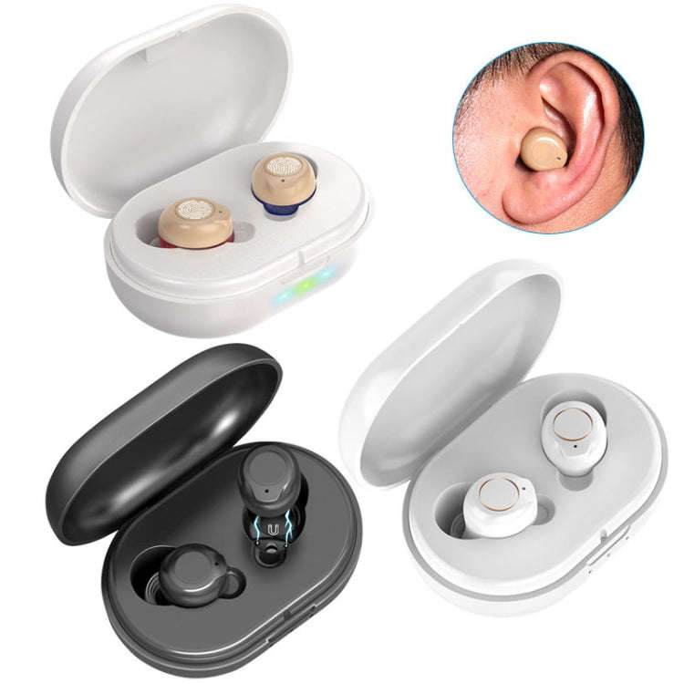 Older Young Sound Amplifier Sound Collector Hearing Aid(Red Blue)