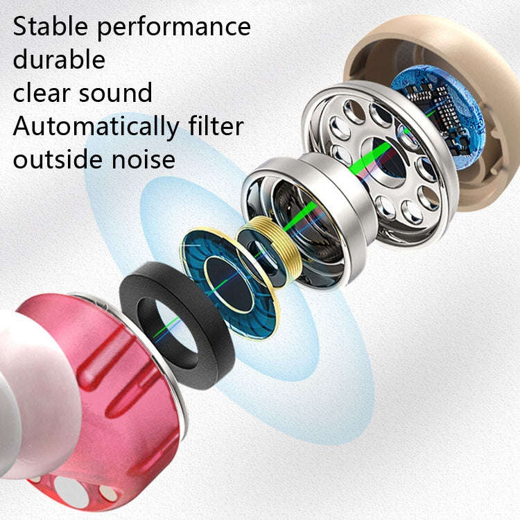 Older Young Sound Amplifier Sound Collector Hearing Aid(Red Blue)