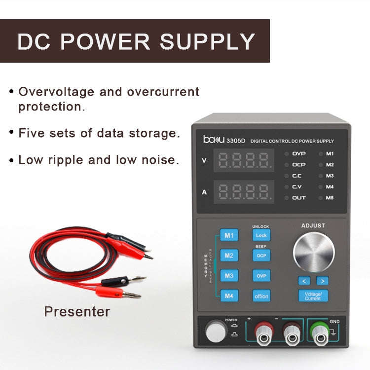 BAKU BA-3305D 5A/30V CNC DC High Power Supply(EU Plug)