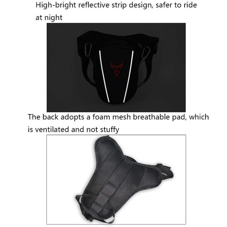 MOTOCENTRIC 11-MC-0105 Motorcycle Riding Leg Bag Waist Bag(Green)
