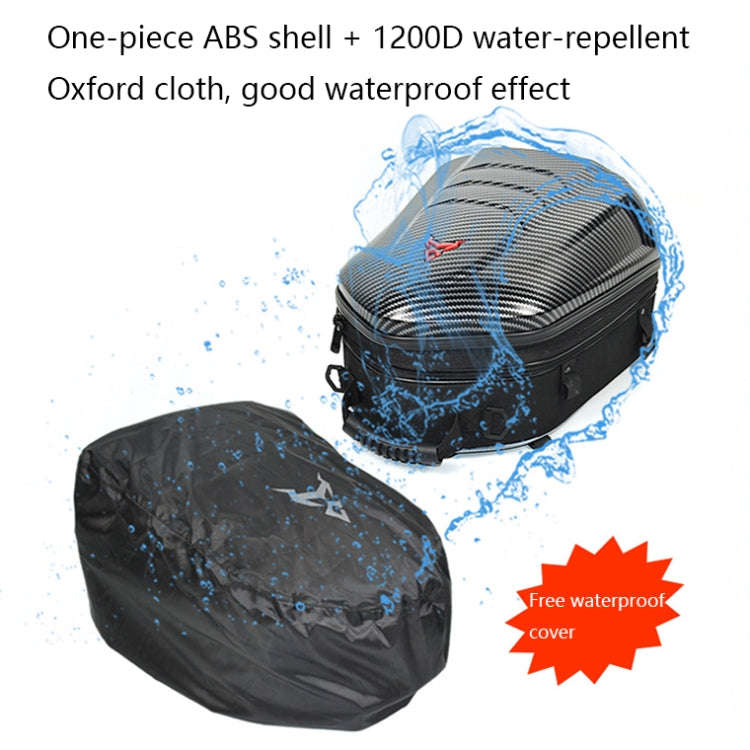 MOTOCENTRIC 11-MC-0113 Outdoor Riding Motorcycle Rear Seat Bag(Red)
