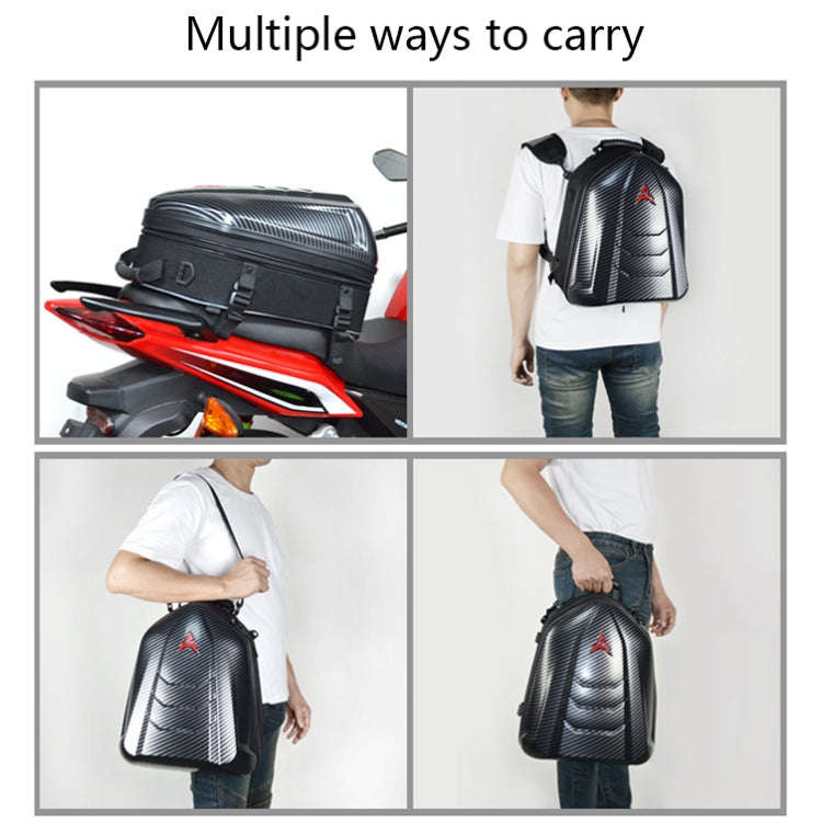 MOTOCENTRIC 11-MC-0113 Outdoor Riding Motorcycle Rear Seat Bag(Red)