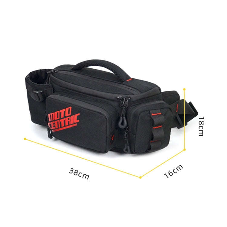 MOTOCENTRIC 11-MC-0112 Multifunctional Motorcycle Riding Messenger Waist Bag(Red)