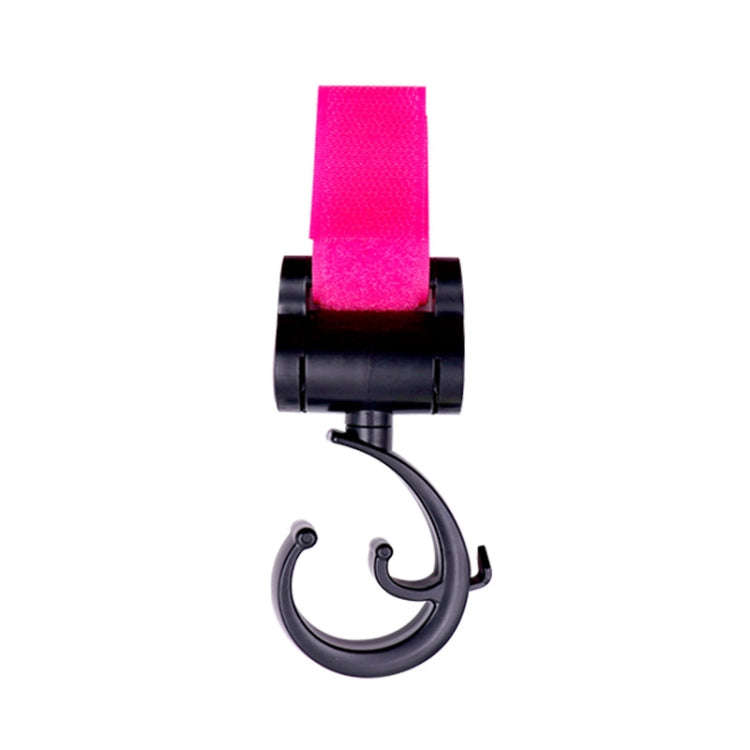 Stroller Paste Hook Car Rear Hook(Paste Hook Rose Red)