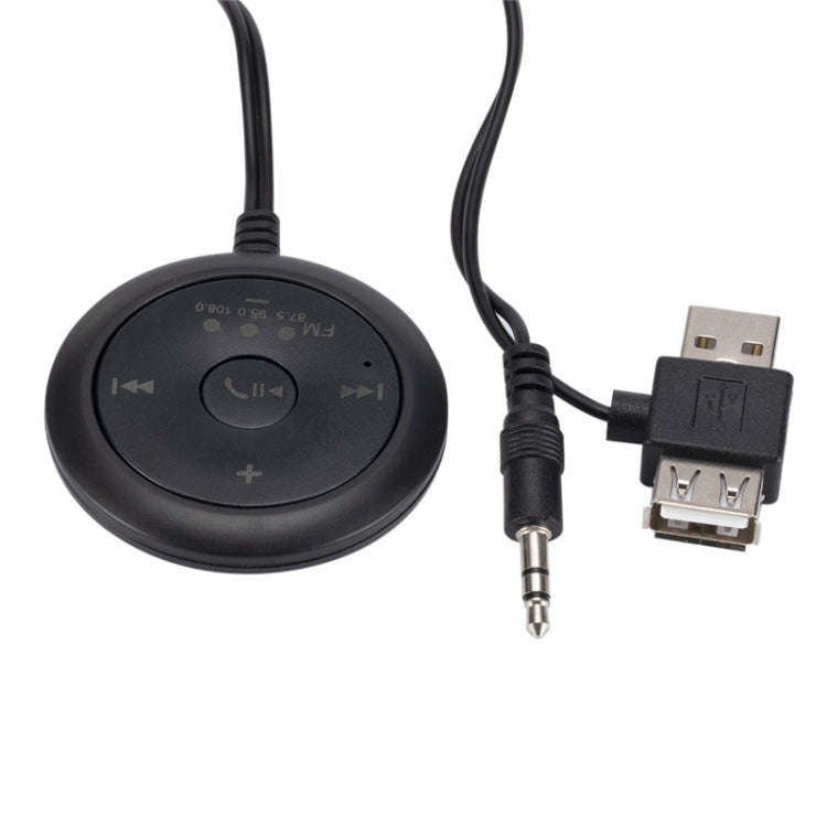 Hands-free FM Car Bluetooth Receiver AUX Center Console MP3 Player