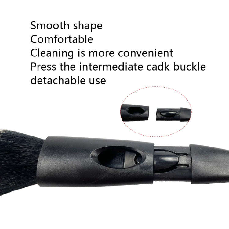 3 PCS / Set Car Detail Slit Brush Tire Cleaning Brush