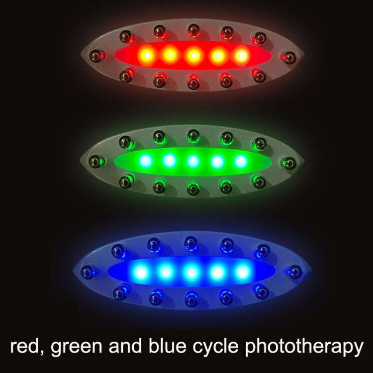 SM-2102 EMS Color Light Meridian Dredging Scraping Massager(White Gold)