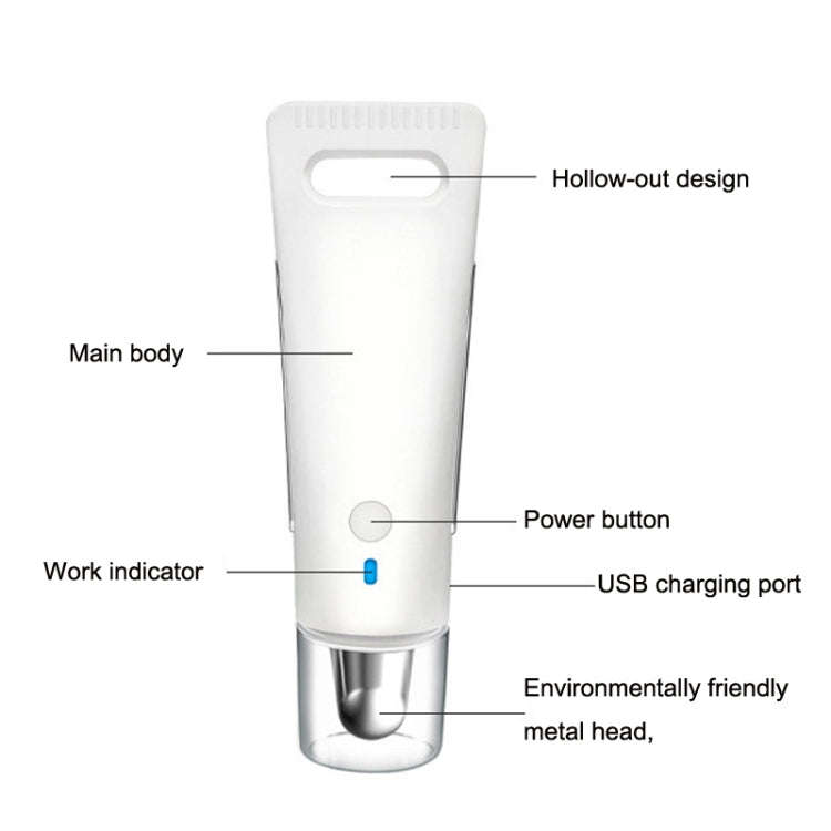Eye Wrinkle Iron Eye Massage Pen Eye Beauty Device(Blue)