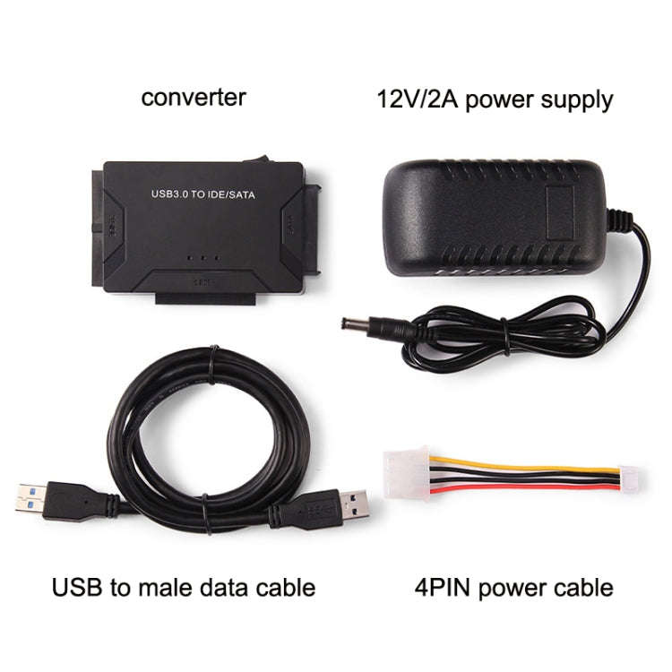 USB3.0 To SATA / IDE Easy Drive Cable External Hard Disk Adapter, Specification: AU  Plug
