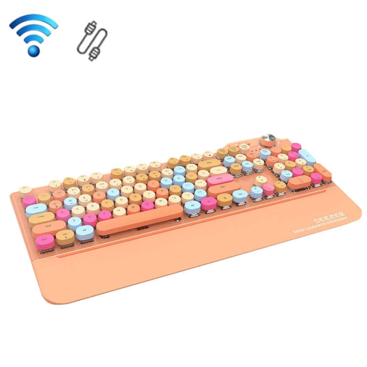 Mofii GEEZER G7 107 Keys Wired / Wireless / Bluetooth Three Mode Mechanical Keyboard, Cable Lengt...