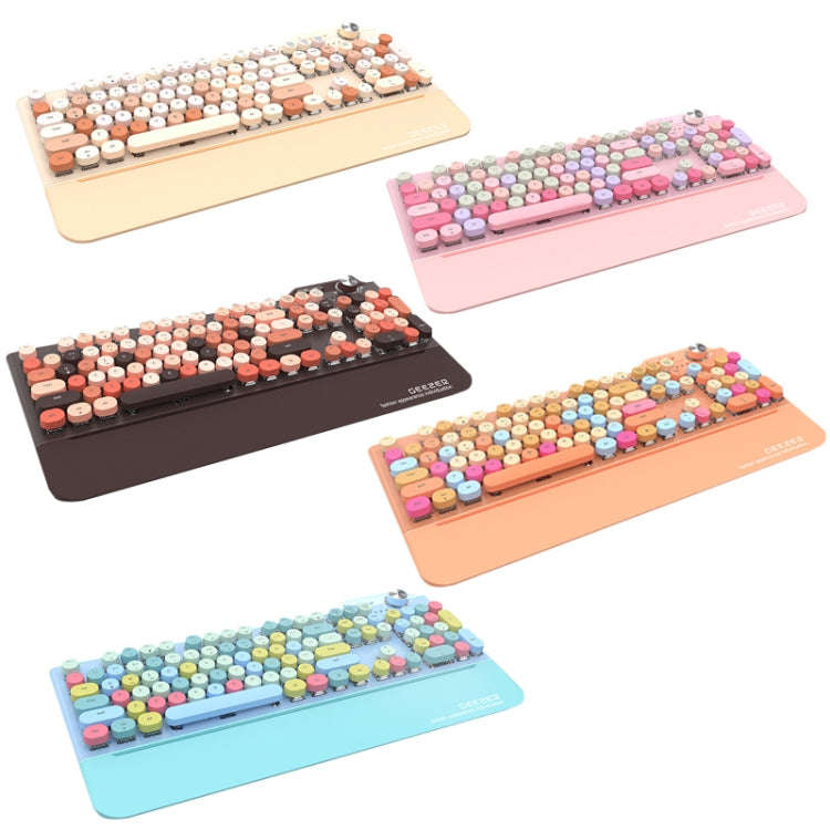 Mofii GEEZER G7 107 Keys Wired / Wireless / Bluetooth Three Mode Mechanical Keyboard, Cable Lengt...