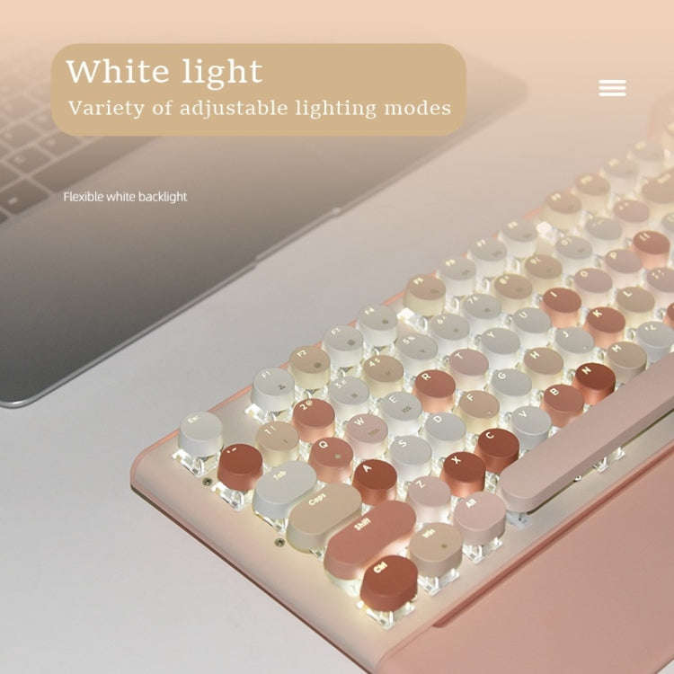 Mofii GEEZER G7 107 Keys Wired / Wireless / Bluetooth Three Mode Mechanical Keyboard, Cable Lengt...