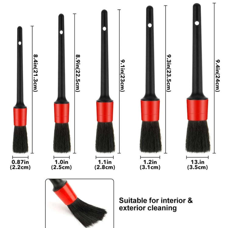 15 PCS / Set Car Cleaning Brush Wax Sponge Car Wash Tool Brush