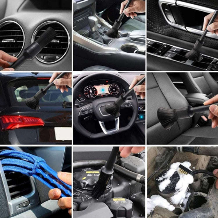 15 PCS / Set Car Cleaning Brush Wax Sponge Car Wash Tool Brush