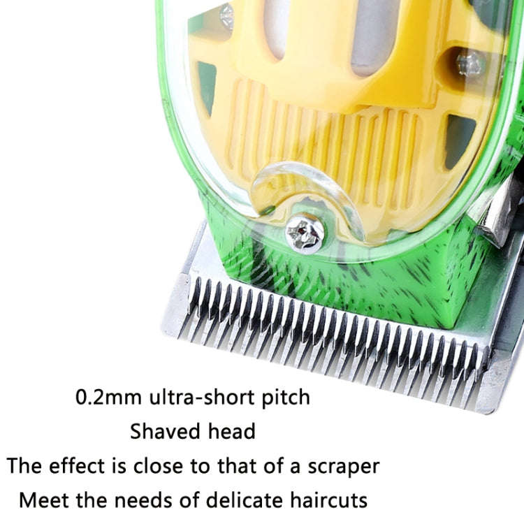LCD Digital Display Rechargeable Transparent Electric Clipper(Black)