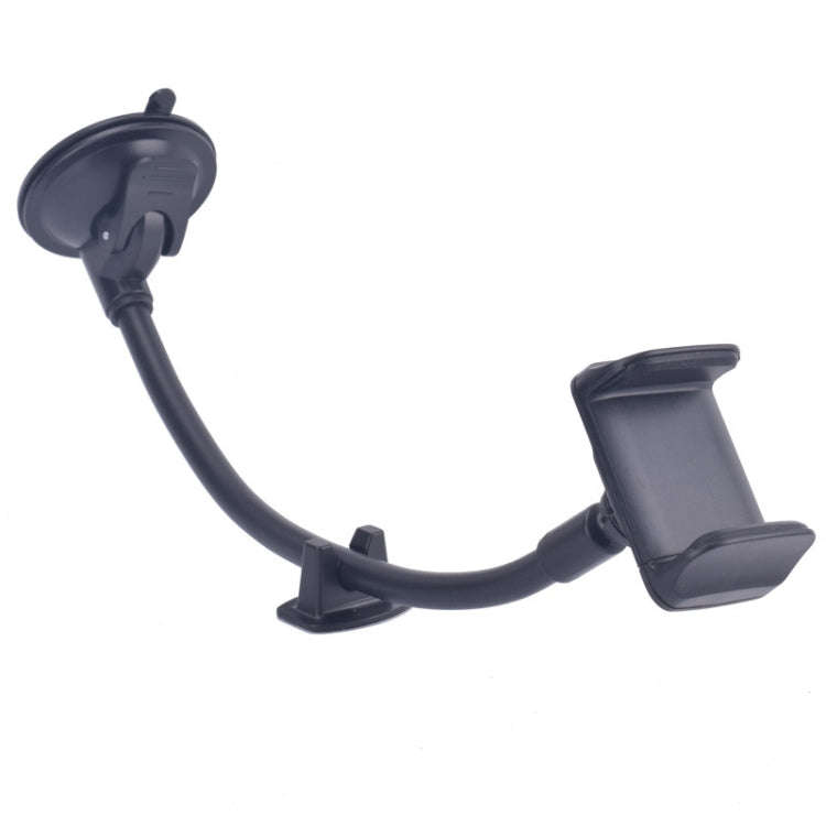 Suction Cup Long Soft Hose Windshield Car Mobile Phone Clip Bracket(Black Box Packaging)