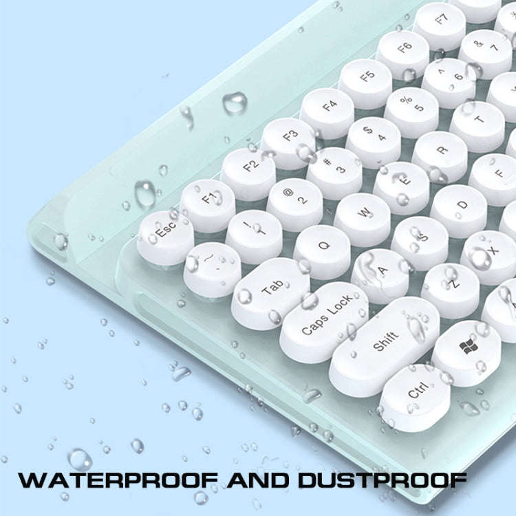 LANGTU L3 102 Keys Anti-Spill Silent Office Wired Mechanical Keyboard, Cable Length: 1.5m(White G...