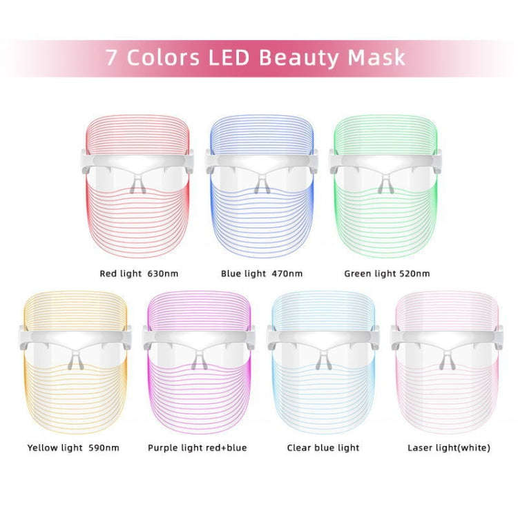LED IPL Photon Beauty Skin Rejuvenation Instrument, Specification: 908 Seven Color(White)