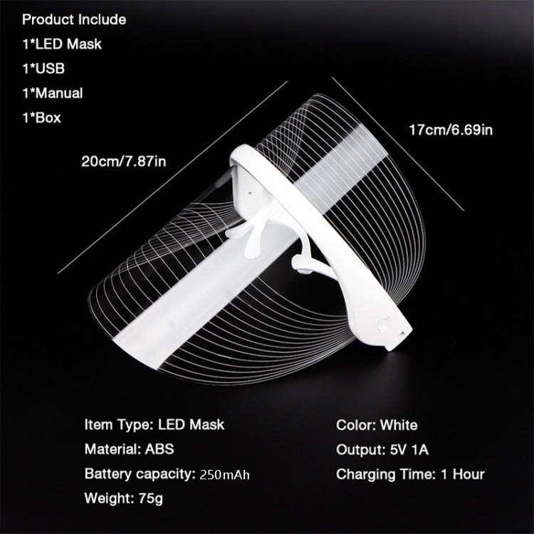 LED IPL Photon Beauty Skin Rejuvenation Instrument, Specification: 908 Three Color(White)
