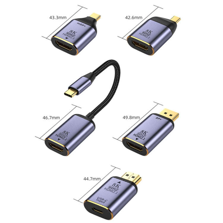 Type-C Female to HDMI Male 8K Converter, Style: 8K-002