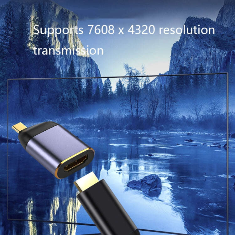 Type-C Female to HDMI Male 8K Converter, Style: 8K-002