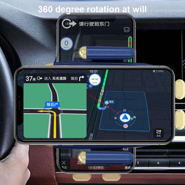 S18 15W Car Wireless Charger Phone Holder, Color: Blue