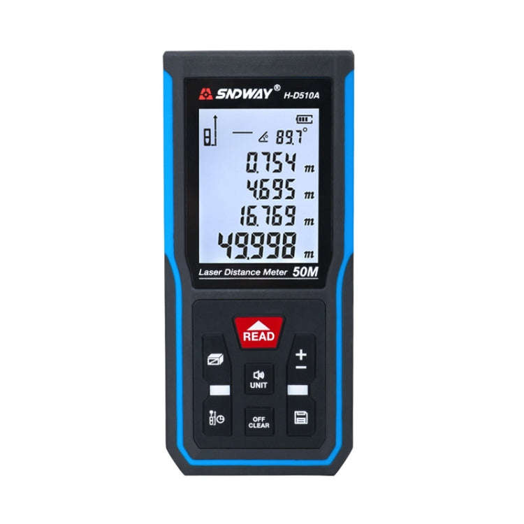 SNDWAY H-D510A Handheld Laser Rangefinder Infrared Measuring Instrument, Distance: 50m