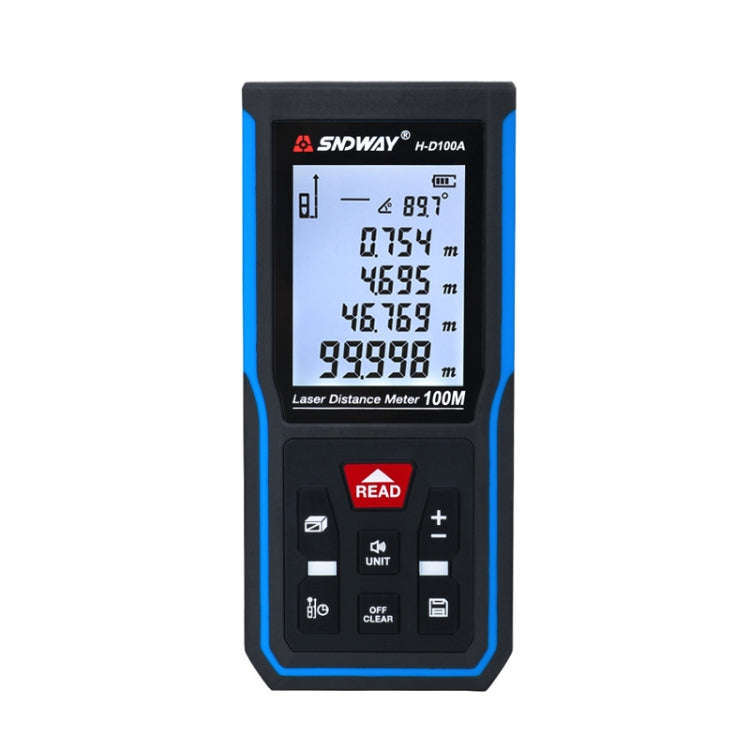 SNDWAY H-D100A Handheld Laser Rangefinder Infrared Measuring Instrument, Distance: 100m