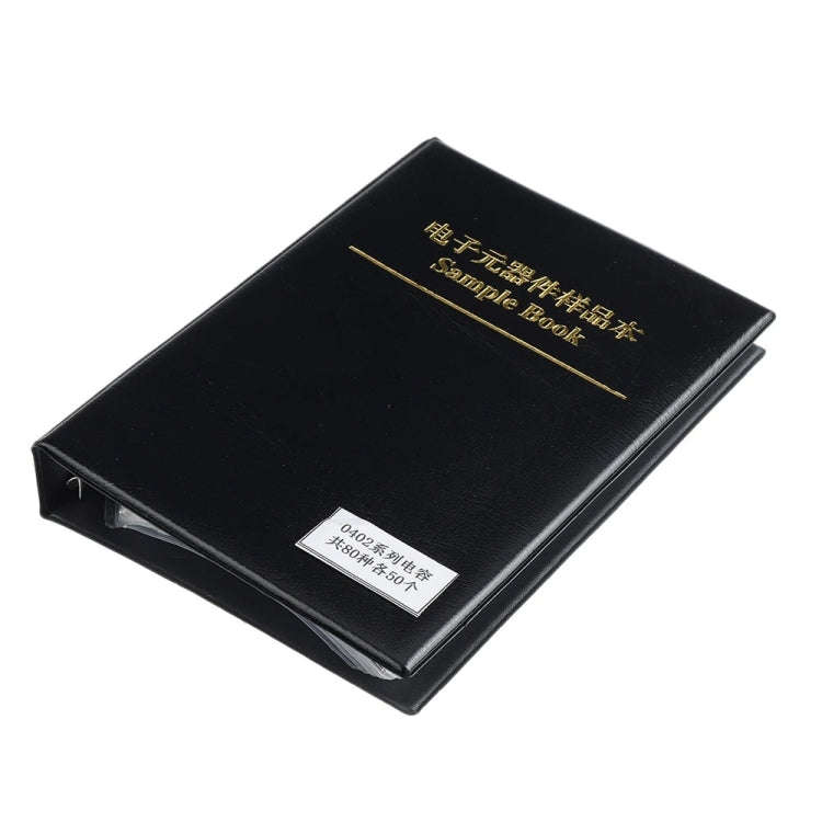 0402 SMD Capacitor Electronic Component Sample Book(80 Kinds 50 Each)