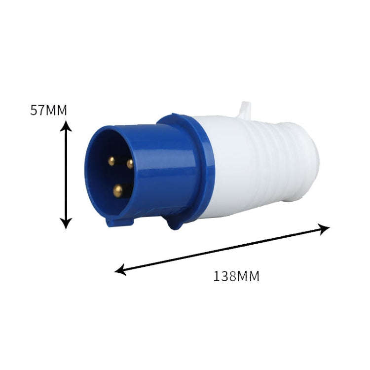 Industrial Plug IP44 Waterproof Aviation Connection Plug, Style: 3 Core 32A