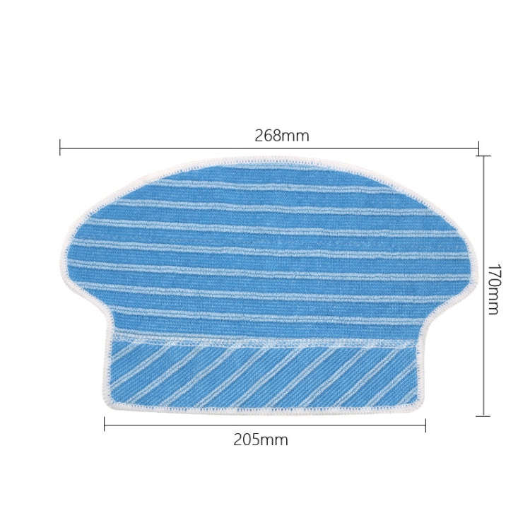 5 Pairs Side Brush+5 Filters Accessories for Proscenic P1 P2 P3  Vacuum Cleaner