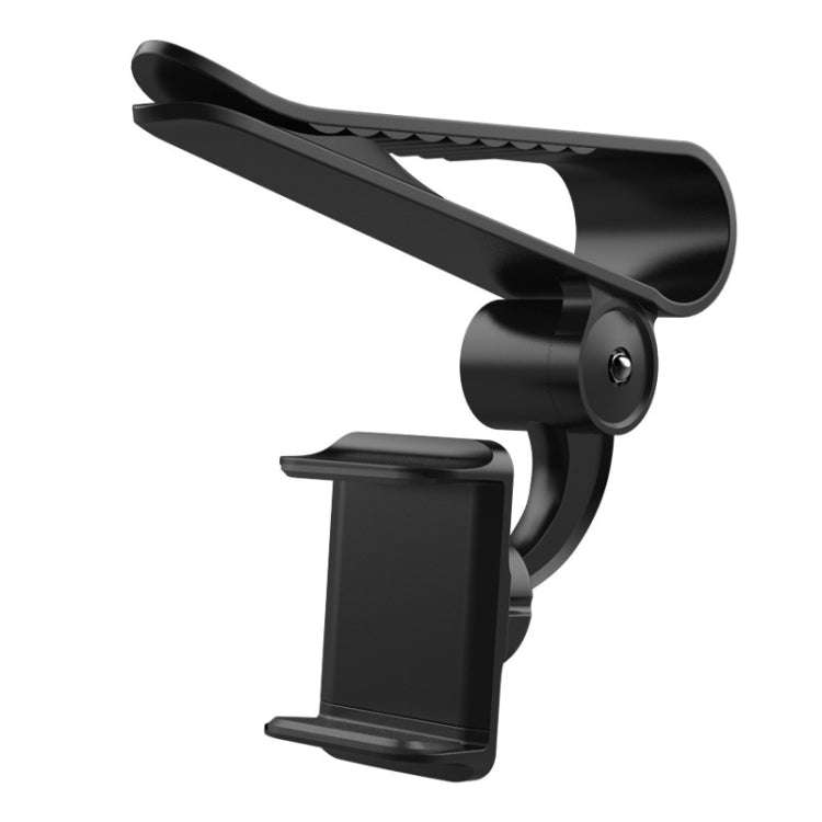 Car Sun Visor Bracket Car Mobile Phone Buckle Holder(Black)