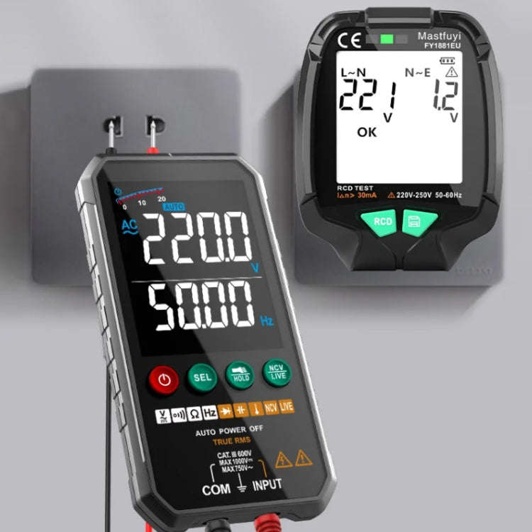 FUYI FY1881 High Precision Power Polarity Phase Socket Tester(UK Plug)