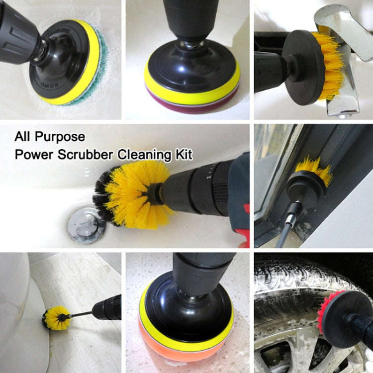 24 PCS / Set  Universal Rod Cleaning Dust Removal Polishing Electric Drilling Brush Set